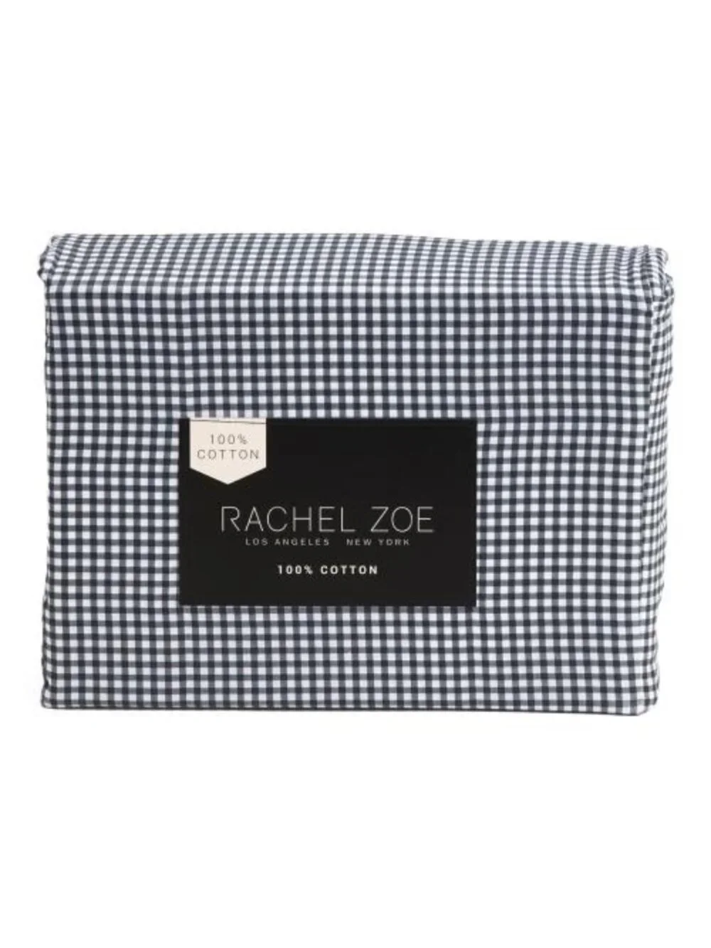 RACHEL ZOE Cotton Mini Gingham Sheet Set